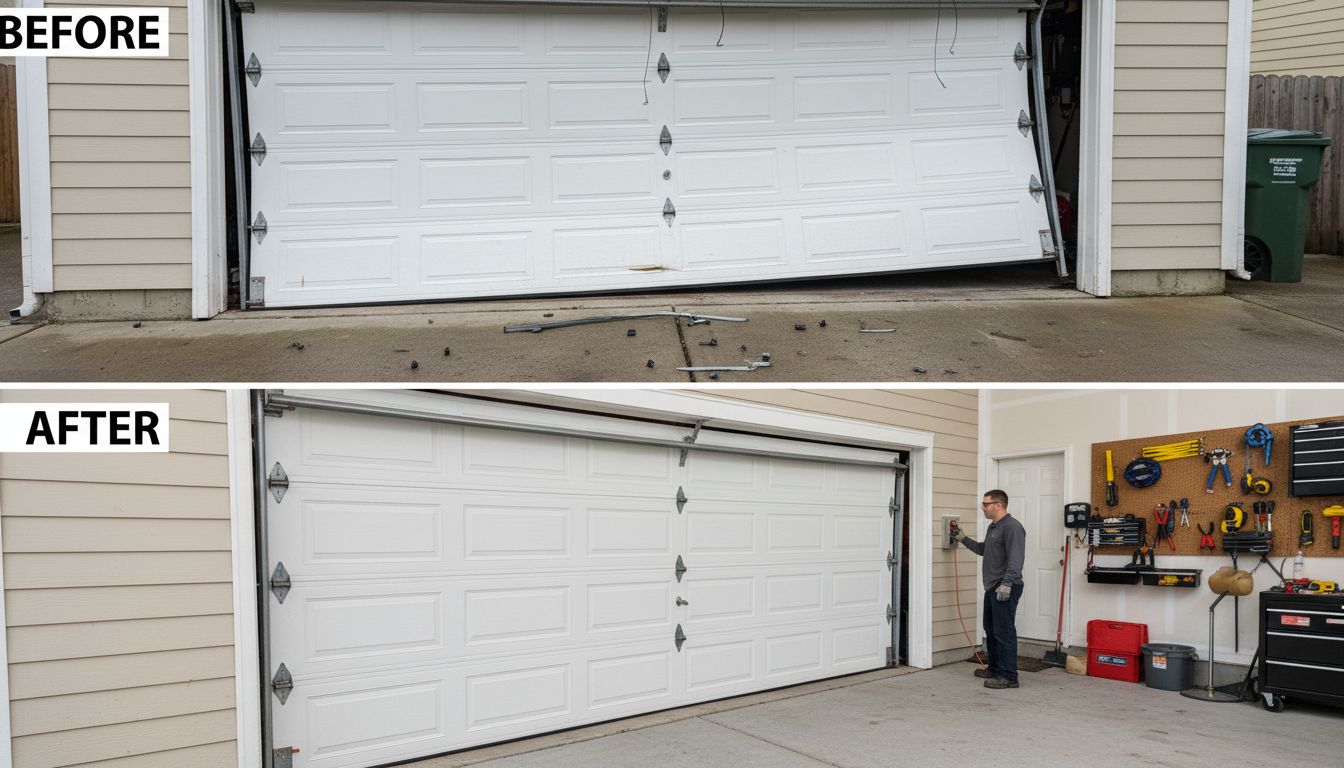 Garage door repair transformation