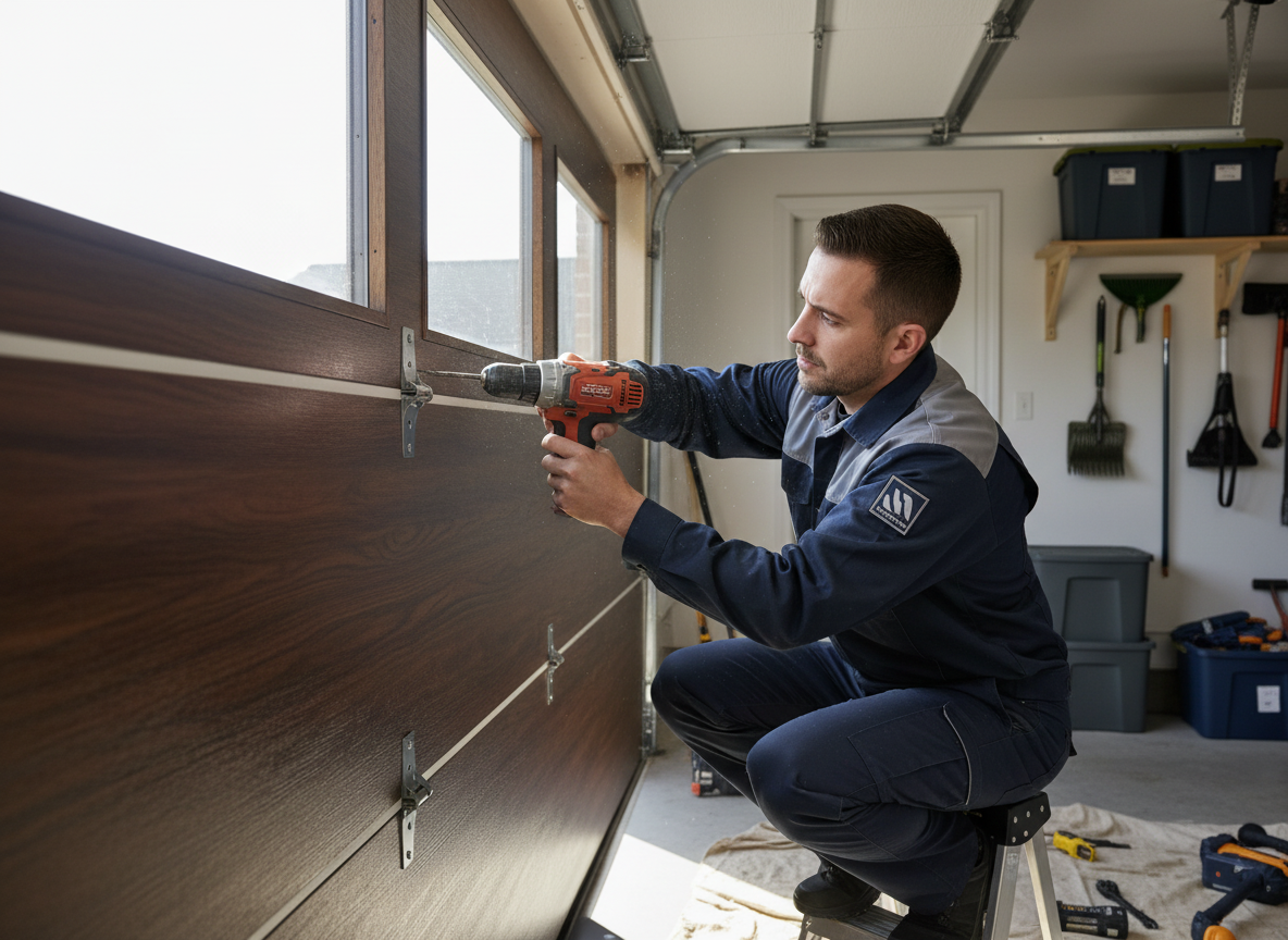 Professional garage door installation